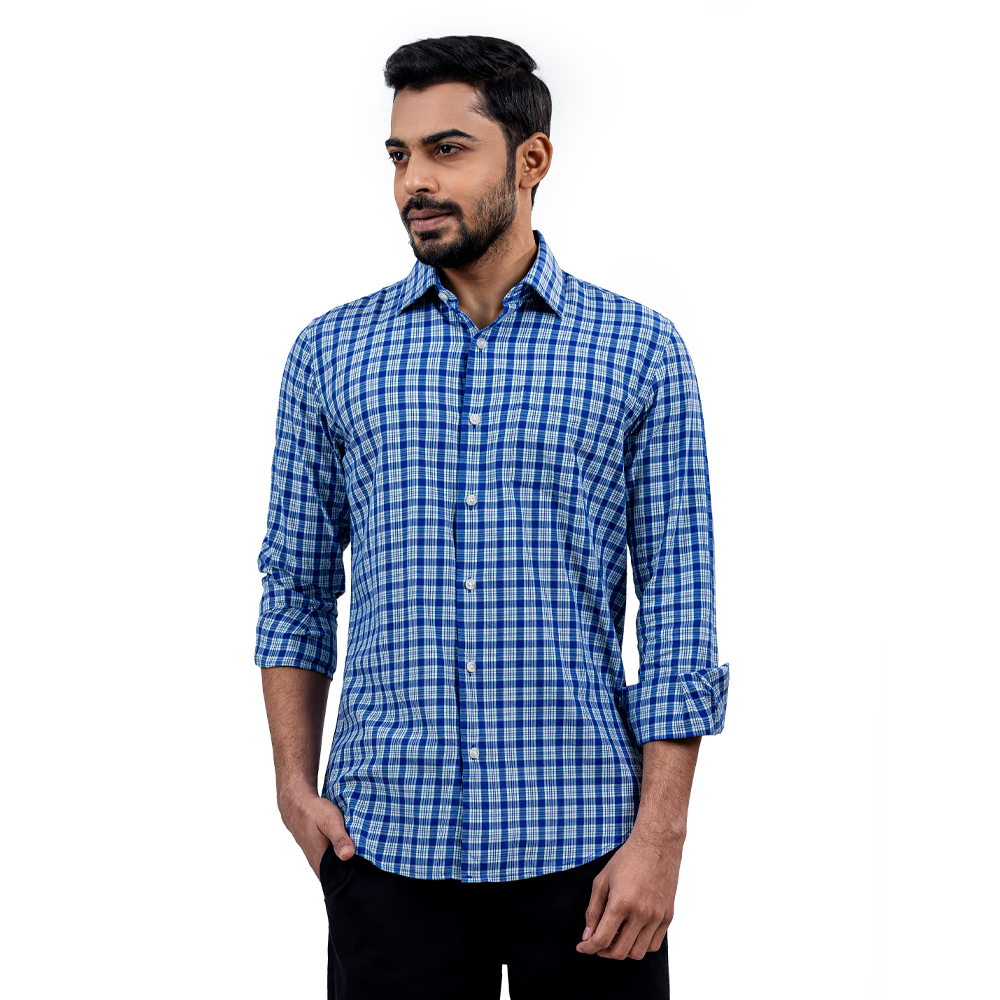 Men’s Soft Texture Full Sleeve Slim Fit Shirt